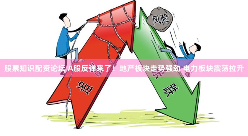 股票知识配资论坛 A股反弹来了！地产板块走势强劲 电力板块震荡拉升