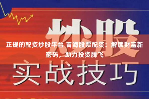 正规的配资炒股平台 青海股票配资：解锁财富新密码，助力投资腾飞